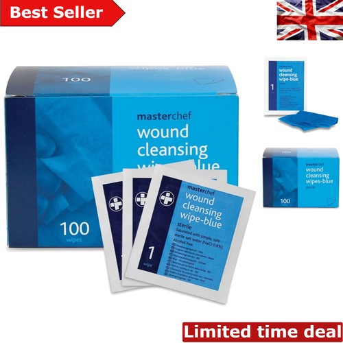 Reliable blue sterile reliwipe - blue,