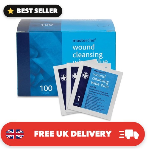 Blue sterile reliwipe - blue,