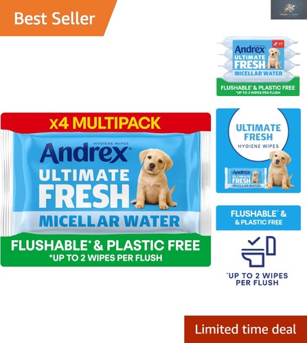 Gentle flushable wipes - gentle,