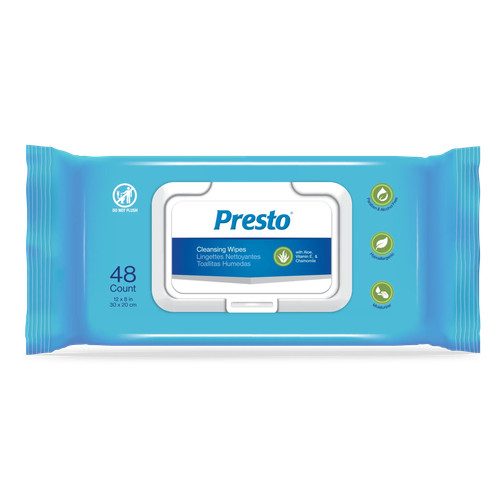 Presto cleansing wipes - cleansing,