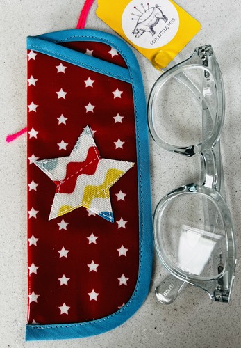 Handmade red glasses case - handmade,