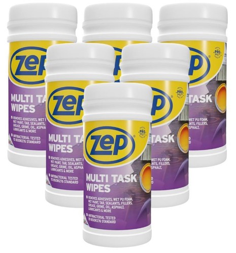 Multi task wipes for - task, adhesive