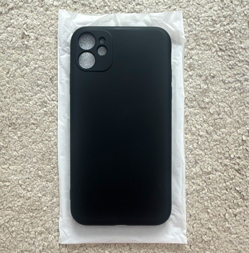 Black iphone case - black, with