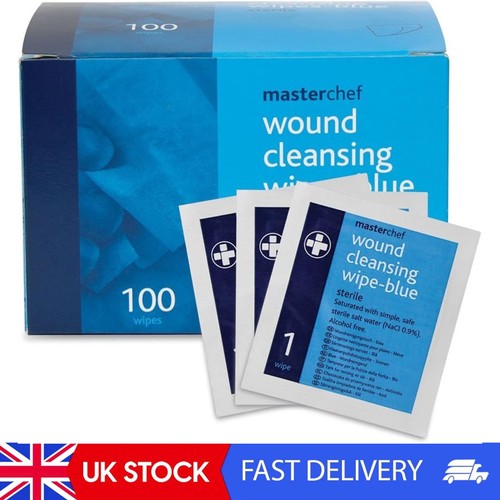 Blue sterile reliwipe - sterile, wound