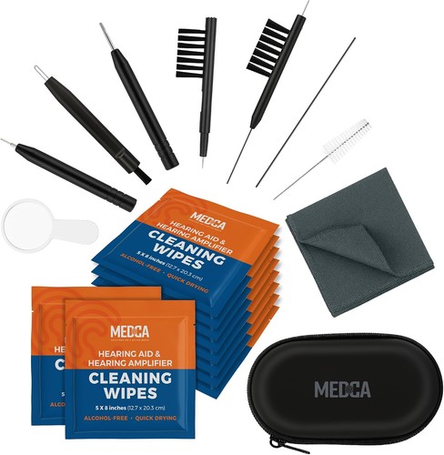 Hearing aid cleaning kit - hearing,